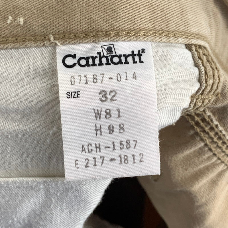 【中古品】【メンズ】 CARHARTT カーハート PAINTER SHORT PANTS ペインターショートパンツ ハーフパンツ ボトムス 158-260926-gm-08-fuzh サイズ:32 カラー:ベージュ 万代Net店