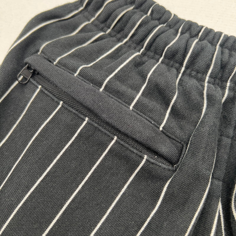 【中古品】【メンズ】 ATMOS アトモス MAT22-S009LP OLD ENGLISH SWEAT PANT STRIPE スウェットパンツ ストライプ BLACK SIZE:M ※内タグ表示消え・使用感有 153-260912-io-34-fuzh カラー:ブラック 万代Net店