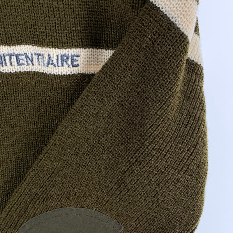 【中古品】【メンズ】 MILITARY DEADSTOCK FRENCH MILITARY PRISON WHITE LINE COMMAND SWEATER フレンチミリタリー セーター 古着 145-260923-gm-12-fuzh サイズ:XXL カラー:カーキ 万代Net店