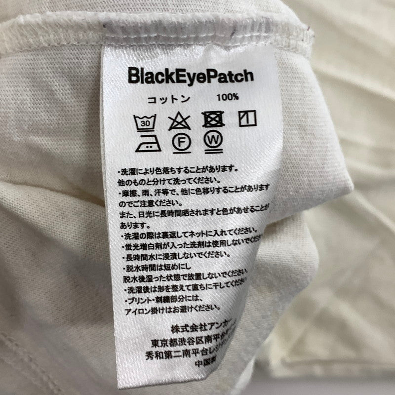 【中古品】【メンズ】 THE BLACK EYE PATCH HOT TEE ブラックアイパッチ 半袖Tシャツ カットソー 142-260920-gm-02-fuzh サイズ:L カラー:アイボリー 万代Net店