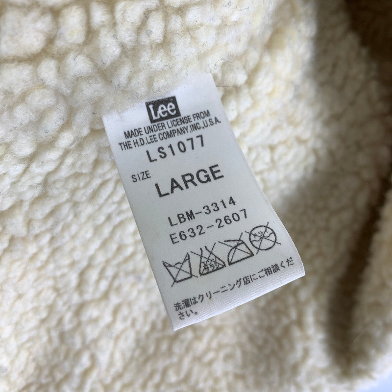 【中古品】【メンズ】 Lee リー STORM RIDER ストームライダー LS1077 スエード ボアジャケット 145-261020-vt-82-fuzh サイズ:40 カラー:キャメル 万代Net店