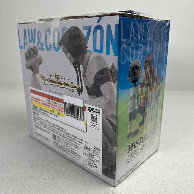 【中古品】 開封品 一番くじ ワンピース The Unbreakable Law ラストワン賞 ロー&コラソン MASTERLISE フィギュア 047-260929-io-16-fuzh 万代Net店