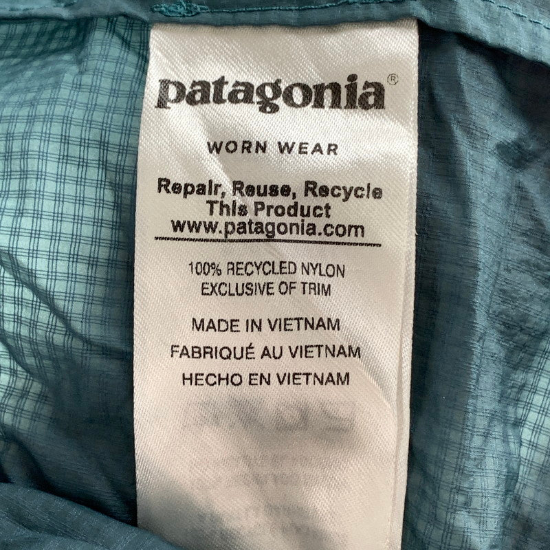 【中古品】【メンズ】 PATAGONIA パタゴニア STY24142SP19 フーディニジャケット ナイロンジャケット アウター ブランド 古着 144-260920-gm-31-fuzh サイズ:S カラー:グリーン 万代Net店