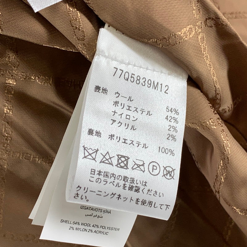 【中古品】【レディース】 MICHAEL KORS マイケルコース WOOL JACKET ウールジャケット アウター ブランド 古着 168-260921-gm-36-fuzh サイズ:L カラー:ベージュ 万代Net店