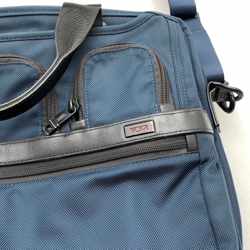 【中古品】【メンズ】 TUMI トゥミ×SHIPS シップス ALPHAⅡ ブリーフケース カバン トートバッグ ビジネスバッグ ナイロン 188-260923-gm-33-fuzh カラー:ネイビー 万代Net店