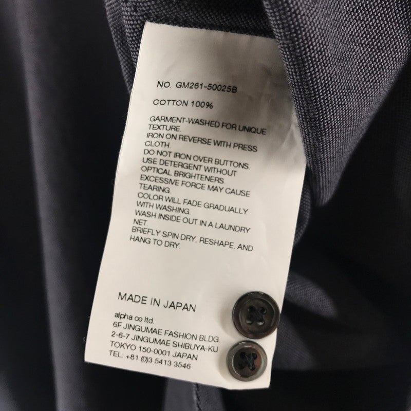 【中古品】【メンズ】 GRAPHPAPER グラフぺーパー GM261-50025B OXFORD S S OVERSIZED B.D SHIRT 半袖シャツ カラーGRAY SIZE:O 140-260924-ky-08-fuzh 万代Net店