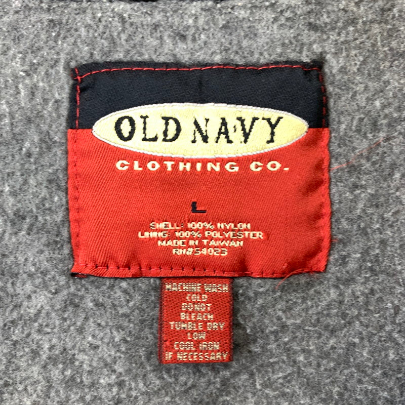 【中古品】【メンズ】 OLD NAVY オールドネイビー ANORAK PARKER 90S アノラック・パーカ 145-260928-ny-03-fuzh サイズ:L カラー:ブラック 万代Net店