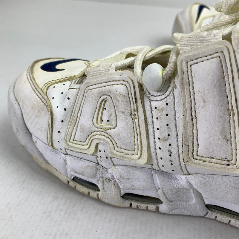 【中古品】【メンズ】 NIKE ナイキ DH8011-100 AIR MORE UPTEMPO "WHITE MIDNIGHT NAVY" エア モア アップテンポ モアテン スニーカー 靴 160-261014-mh-05-fuzh サイズ:28cm カラー:ホワイト 万代Net店