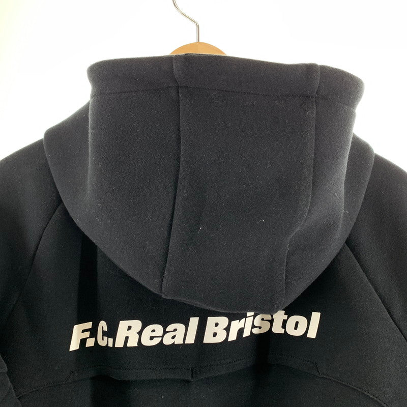 【中古品】【メンズ】 F.C.REAL BRISTOL エフシーレアルブリストル FCRB-232037 VENTILATION HOODIE ベンチレーションフーディ 上着 アウター BLACK ※汚れ(袖口)使用感あり 142-261005-io-15-fuzh サイズ:S カラー:ブラック 万代Net店