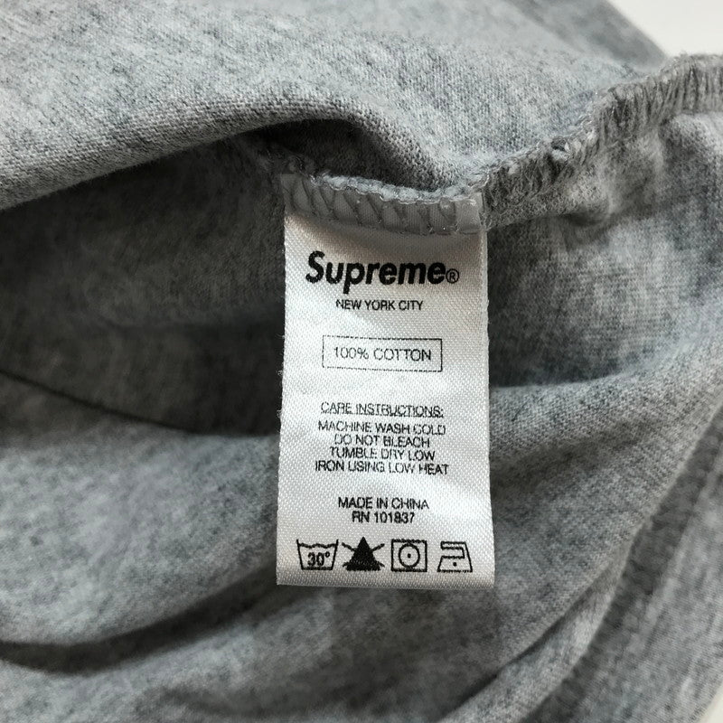 【中古品】【メンズ】 SUPREME シュプリーム 半袖Tシャツ カラーGRAY SIZE:M 袖ロゴ刺繍 149-261023-ky-05-fuzh 万代Net店
