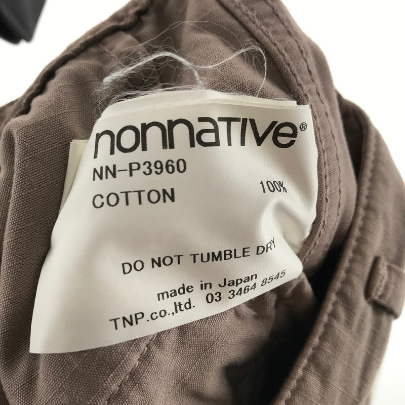 【中古品】【メンズ】 NONNATIVE ノンネイティブ NN-P3960 SOLDIER 6P EASY PANTS COTTON RIPSTOP OVERDYED BEIGE/SIZE:1 151-261015-ky-13-fuzh 万代Net店