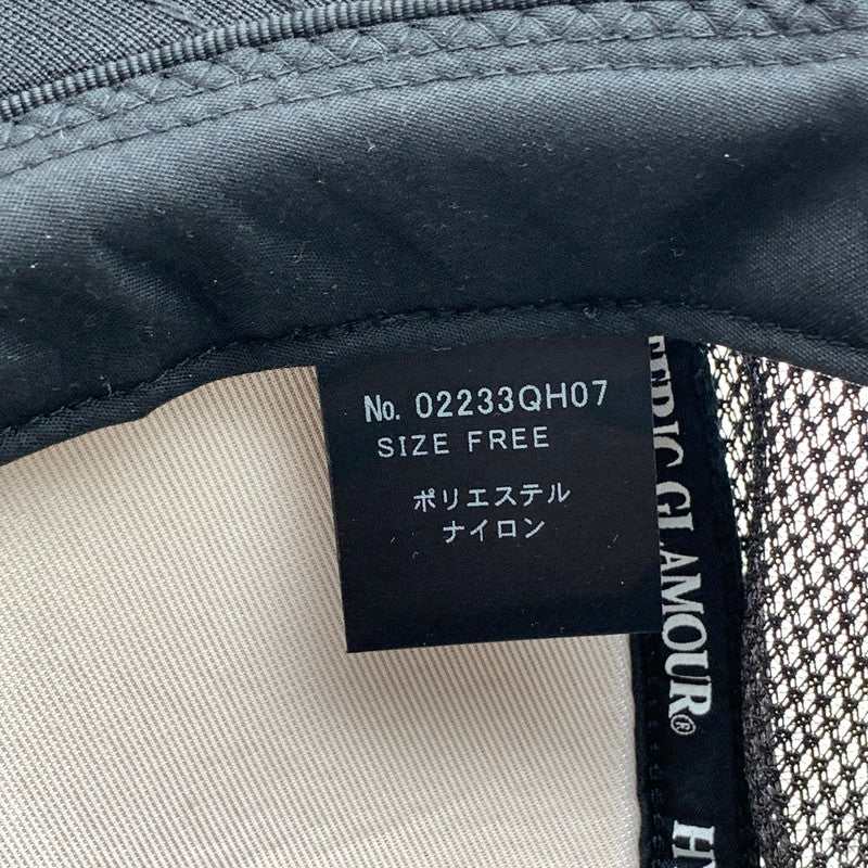 【中古品】【メンズ】 HYSTERIC GLAMOUR ヒステリックグラマー MESH CAP 帽子 メッシュキャップ 185-261010-gm-36-fuzh サイズ:F カラー:ブラック 万代Net店