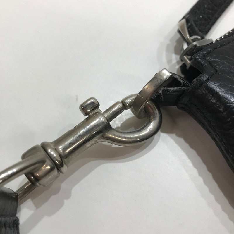 【中古品】【メンズ】 MONT BLANK モンブラン クラッチバッグ カバン かばん バッグ BLACK LEATHER CH118 ※使用感あり 188-261013-io-01-fuzh カラー:ブラック 万代Net店