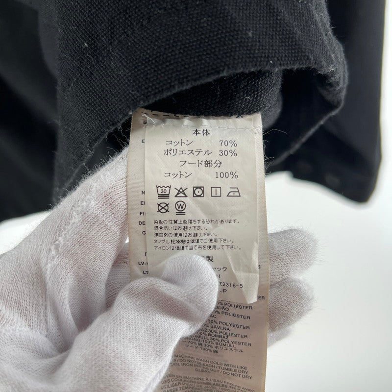 【中古品】【メンズ】 HUF ハフ OLYMPIA HOODED OVERSHIRT 缶バッジ付 ×2 オリンピア フーデッド オーバーシャツ 142-261015-ny-11-fuzh サイズ:L カラー:ブラック グレー 万代Net店