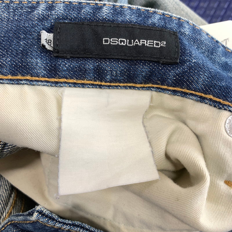 【中古品】【メンズ】 DSQUARED2 ディースクエアード DENIM PANTS デニムパンツ 152-261016-ny-05-fuzh サイズ:48 カラー:インディゴ 万代Net店