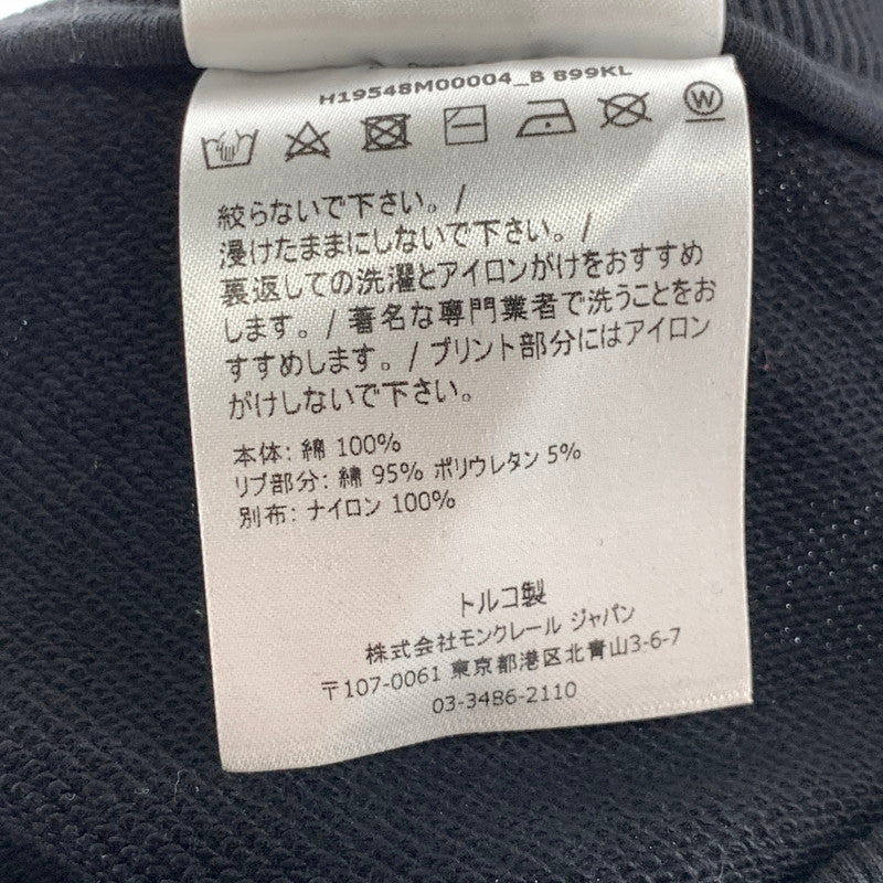 【中古品】【レディース】 MONCLER モンクレール C-WCOM-21-547 SWEAT スウェット トレーナー 古着 171-261017-gm-22-fuzh サイズ:12 カラー:ブラック 万代Net店