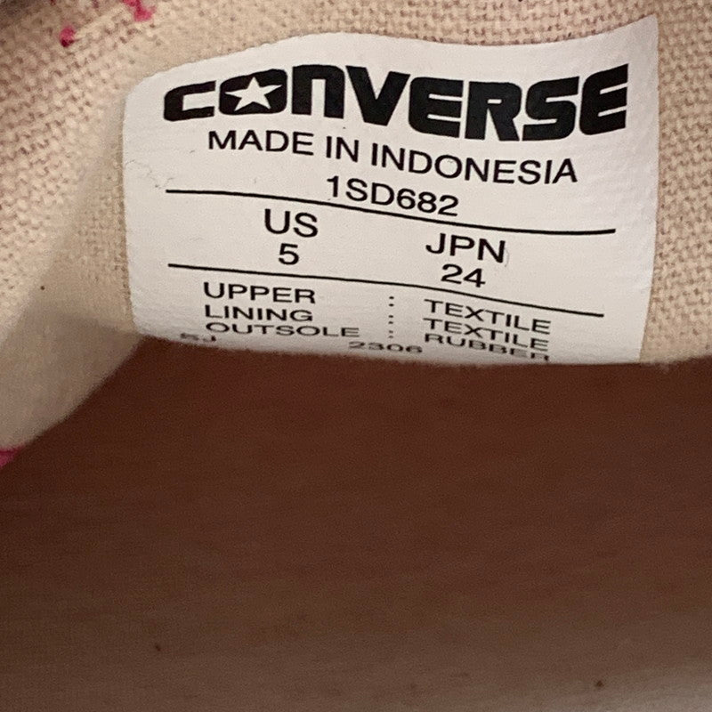 【中古品】【レディース】 CONVERSE コンバース 1SD682 TREKWAVE OX スニーカー 靴 厚底 166-261018-gm-30-fuzh サイズ:24 カラー:ピンク 万代Net店