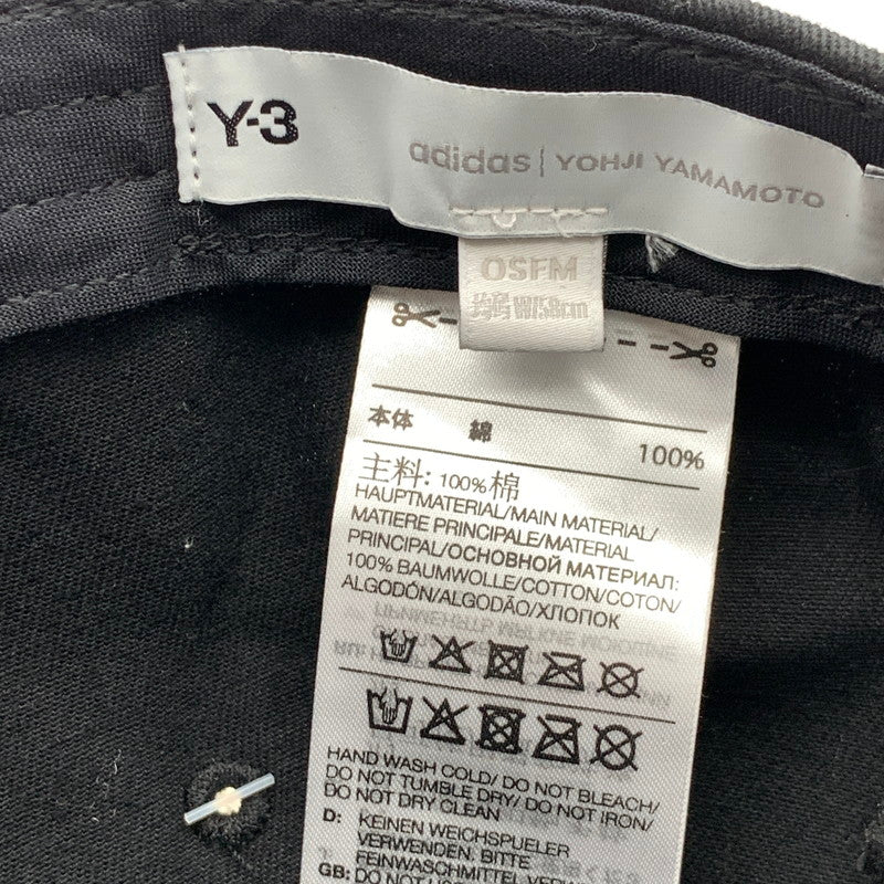 【中古品】【メンズ】 Y-3 ワイスリー HF2143 キャップ 帽子 185-261018-gm-26-fuzh サイズ:OSFM カラー:ブラック 万代Net店