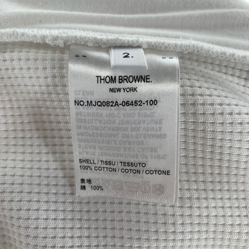 【中古品】【メンズ】 THOM BROWNE トムブラウン MJQ082A-06452-100 EASY PANTS イージーパンツ WHITE ズボン パンツ 152-261022-io-01-fuzh カラー:ホワイト 万代Net店