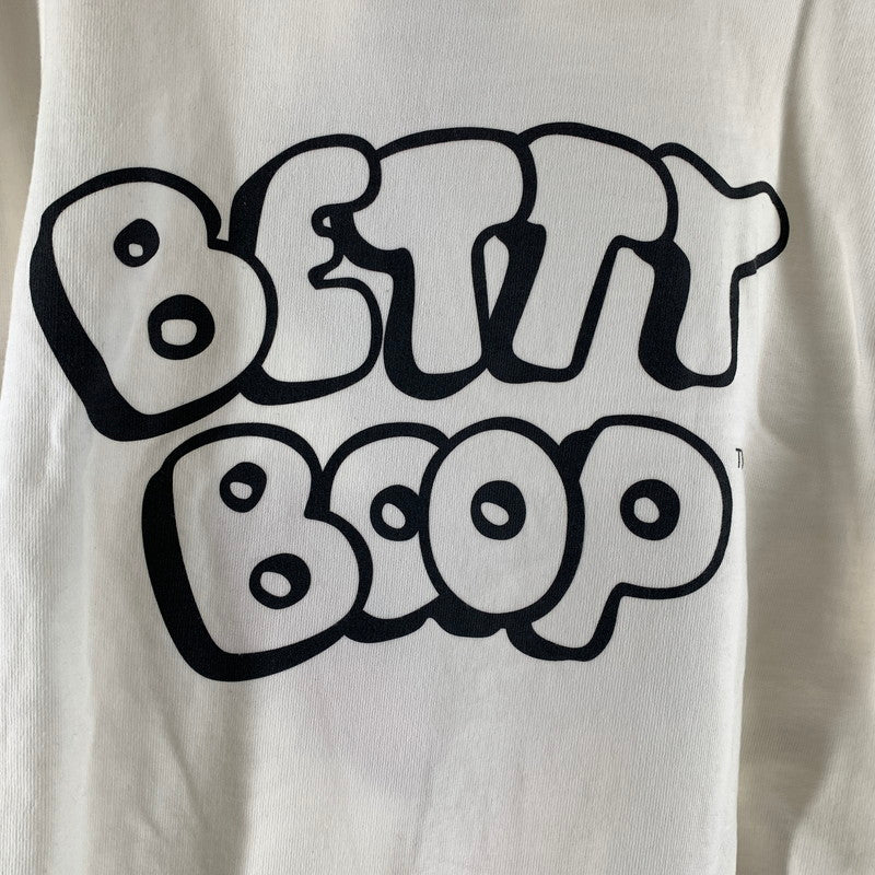 【中古品】【メンズ】 GOD SELECTION XXX ゴッドセレクション BETTY BOOP SWEATSHIRT ベティブープ スウェットシャツ トレーナー WHITE 142-261022-io-07-fuzh カラー:ホワイト 万代Net店