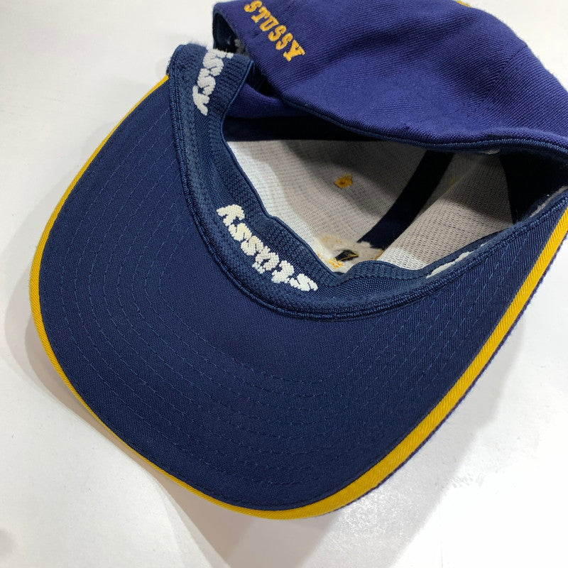 【中古品】【メンズ】 STUSSY ステューシー CAP 帽子 キャップ BLUE 90S OLD 185-261025-io-02-fuzh サイズ:L-XL カラー:ブルー 万代Net店