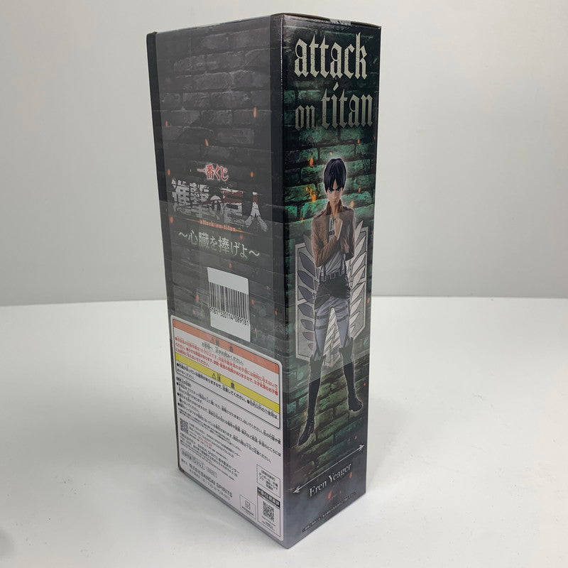 【中古美品】 未開封 一番くじ 進撃の巨人 ~心臓を捧げよ~ A賞 エレン MASTERLISE フィギュア 052-261029-io-19-fuzh 万代Net店