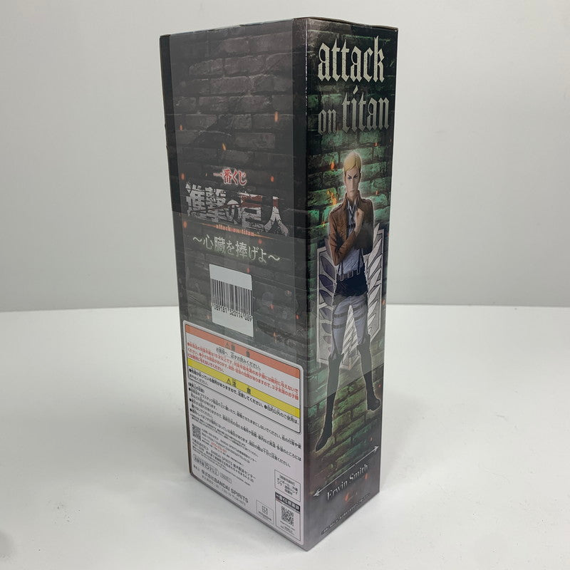 【中古美品】 未開封 一番くじ 進撃の巨人 ~心臓を捧げよ~ D賞 エルヴィン MASTERLISE フィギュア 052-261029-io-20-fuzh 万代Net店