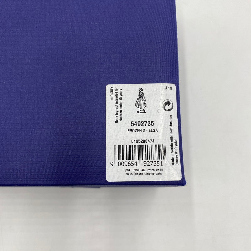 【中古品】 スワロフスキー SWAROVSKI Disney エルサ アナと雪の女王2 クリスタル フィギュア ディズニー(足と土台に補修箇所あり) おもちゃ 041-250819-nm-11-tei 万代Net店