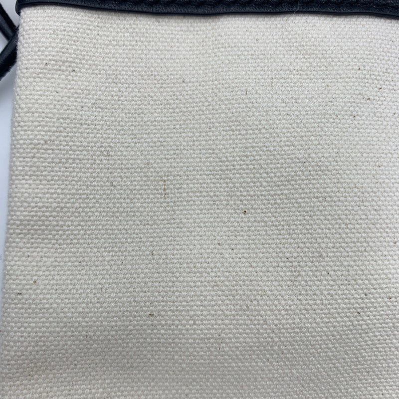 【中古品】【メンズ/レディース】 JIL SANDER ジルサンダー DRAWSTRING SHOULDER BAG ドローストリング ショルダーバッグ カバン ポーチ 180-241102-kk-04-tei カラー:ブラック/アイボリー 万代Net店