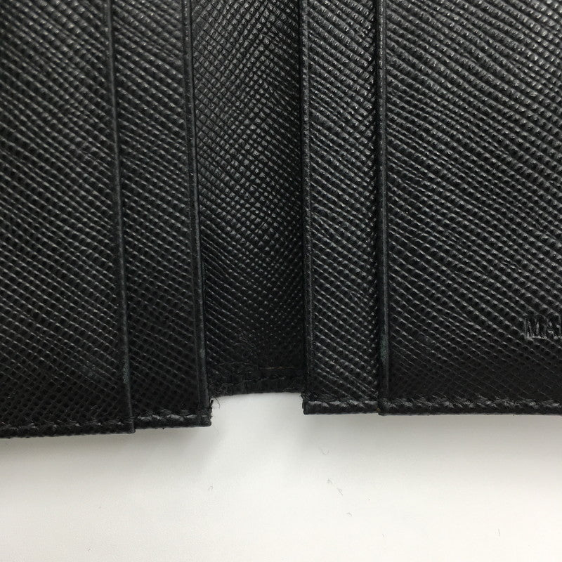 【中古品】【メンズ】 プラダ サフィアーノ カードケース 名刺入れ 財布 服飾雑貨 181-241018-kk-47-tei カラー:ブラック 万代Net店