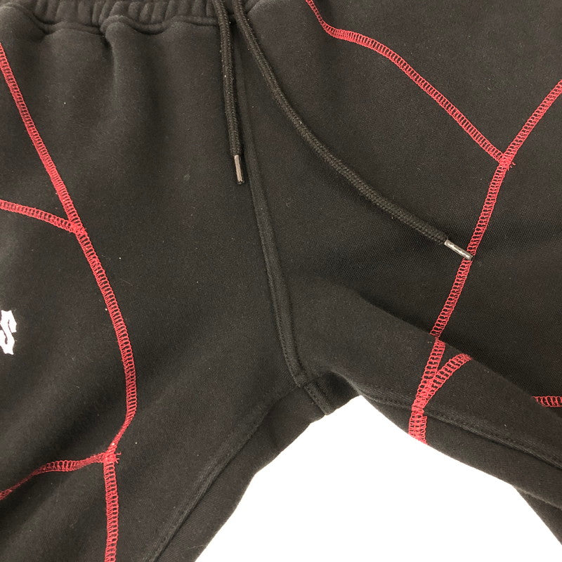 【中古品】【メンズ】 PLEASURES プレジャーズ DESTROYER PANTS 8314-343-0910 デストロイヤーパンツ ボトムス スウェットパンツ 153-241221-kk-42-tei サイズ:S カラー:ブラック 万代Net店