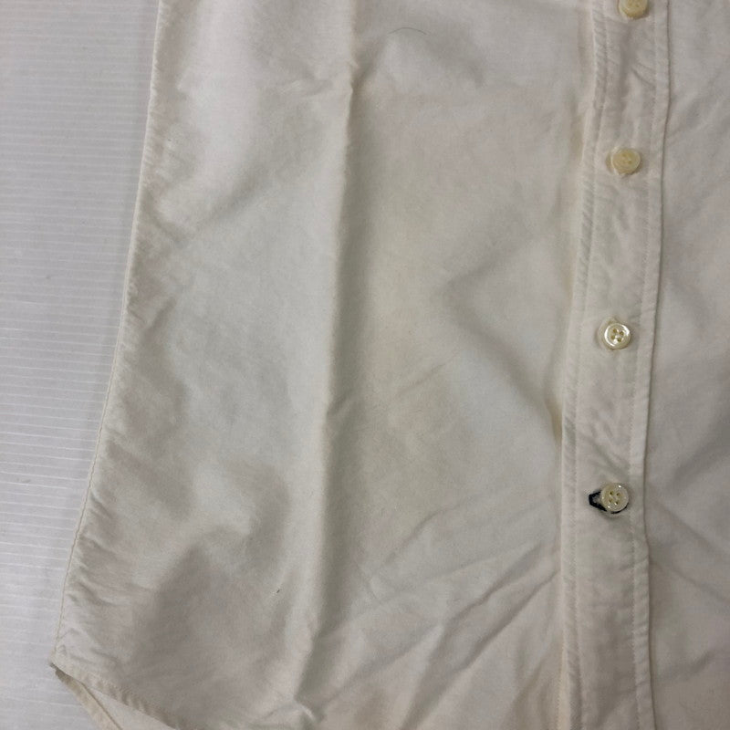 【中古品】【メンズ】 SAMURAI JIANS サムライジーンズ B.D SHIRT ボタンダウンシャツ 七分丈 トップス SAMURAI Uo Tsuri Club 145-250107-kk-12-tei サイズ:XS カラー:ホワイト 万代Net店