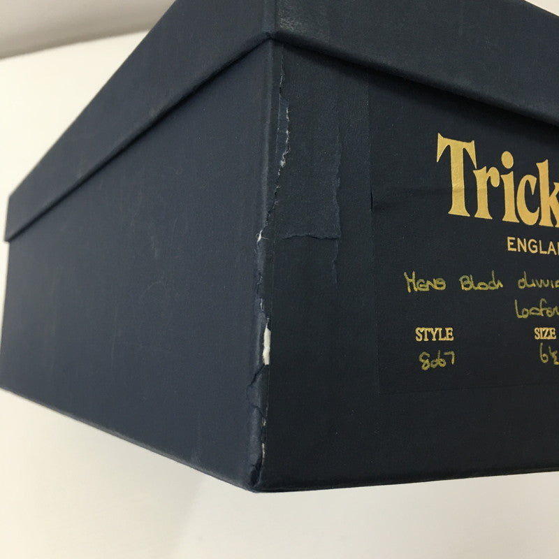 【中古美品】【レディース】 Tricker's トリッカーズ × AQUASCUTUM アクアスキュータム 別注 コラボ COIN LOAFER 8067 コインローファー 革靴 167-241115-kk-01-tei サイズ:6.5 カラー:ブラック 万代Net店