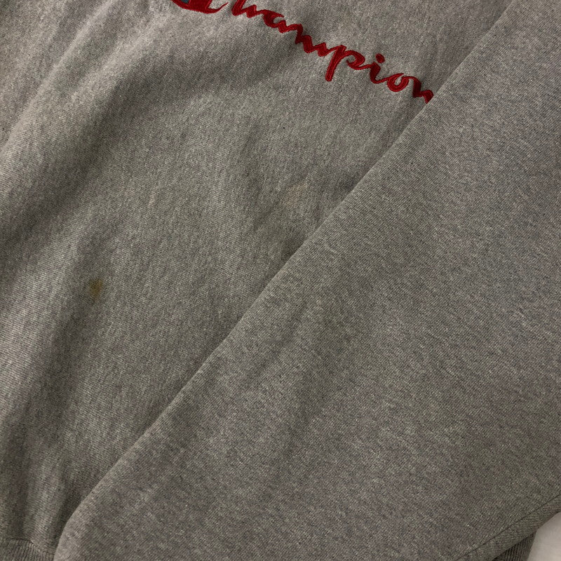 【中古品】【メンズ】 Champion チャンピオン 90's REVERSE WEAVE CREWNECK SWEAT 90年代 リバースウィーブ クルーネックスウェット トップス トレーナー 刺繍タグ 145-241214-kk-17-tei サイズ:L カラー:グレー 万代Net店