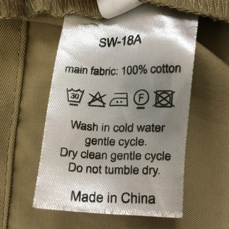 【中古品】【メンズ】 RANDOM IDENTITIES ランダムアイデンティティーズ MILITARY COAT SW-18A ミリタリーコート ライトアウター 140-241221-kk-11-tei サイズ:S カラー:ベージュ 万代Net店