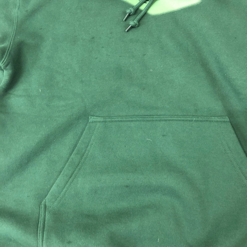 【中古品】【メンズ】 HUF ハフ × GIRL ガール 別注 コラボ SHADOW PULLOVER HOODIE PF00603 シャドー プルオーバーフーディー トップス パーカー 142-241226-yo-16-fuz サイズ:M カラー:フォレストグリーン 緑 万代Net店