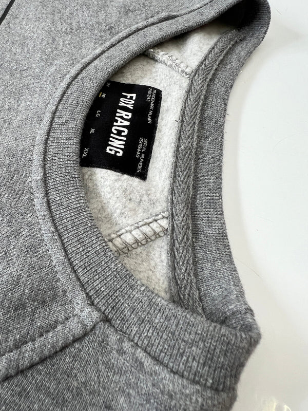 【中古品】【メンズ】 FOX RACING フォックスレーシング LOGO SWEAT ロゴ スウェット トレーナー 148-260924-AS-4-hon サイズ:M カラー:グレー 万代Net店