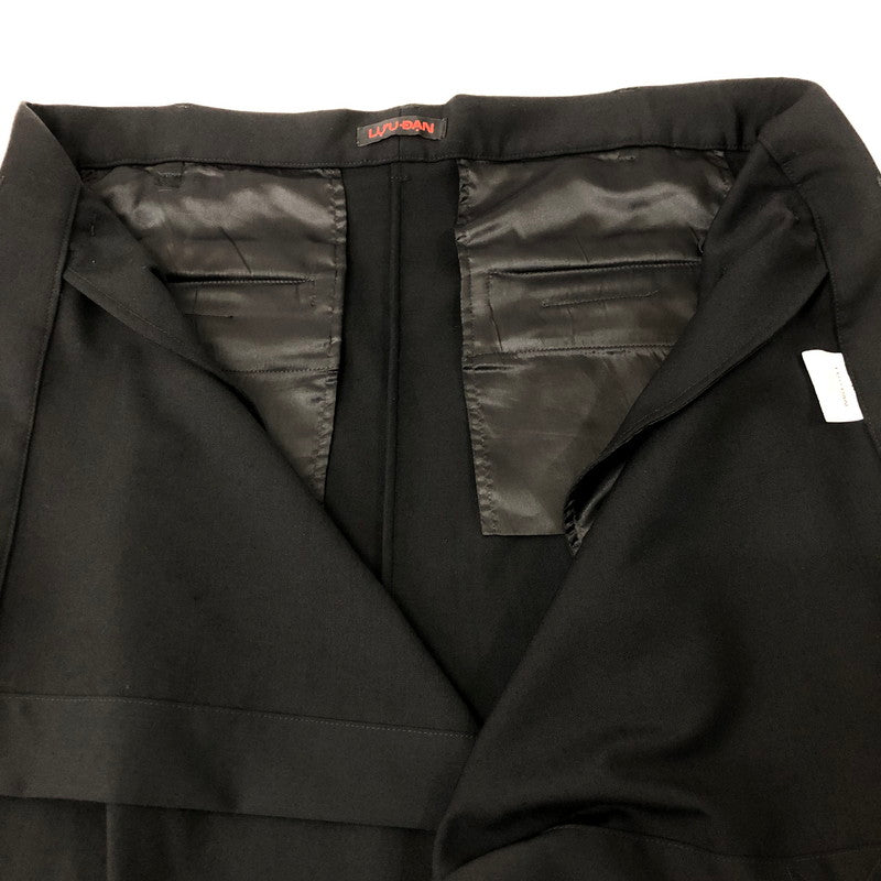 【中古品】【メンズ】 LUU-DAN ルー・ダン APRON SKIRT エプロンスカート ボトムス 158-250221-kk-25-tei サイズ:S カラー:ブラック 万代Net店