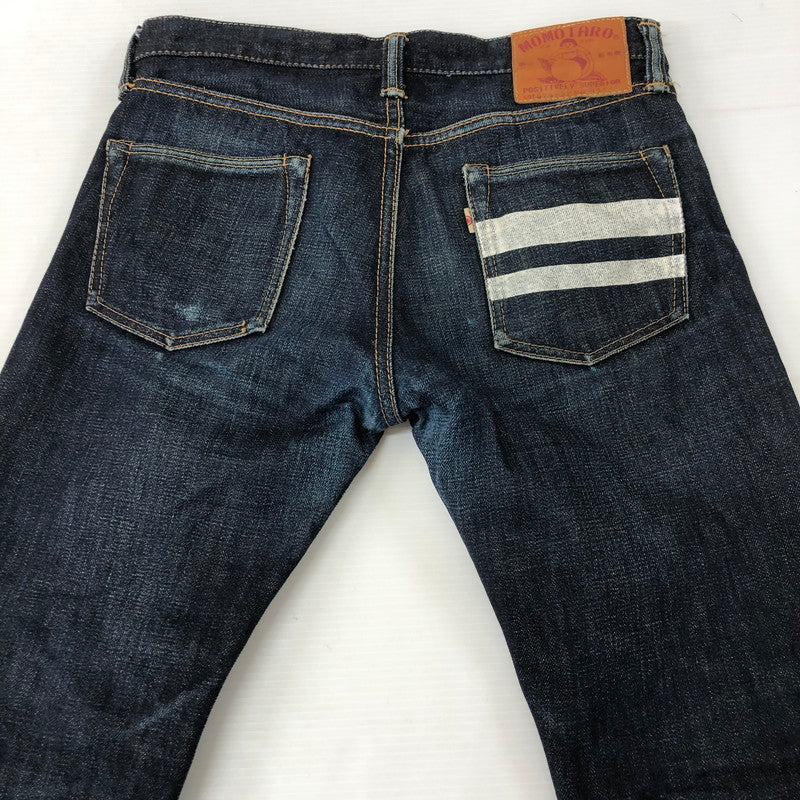 【中古品】【メンズ】 MOMOTARO JEANS 桃太郎ジーンズ 15.7oz 出陣 タイトストレート デニムパンツ 0705SP ボトムス 156-250221-kk-22-tei サイズ:29 カラー:インディゴ 万代Net店