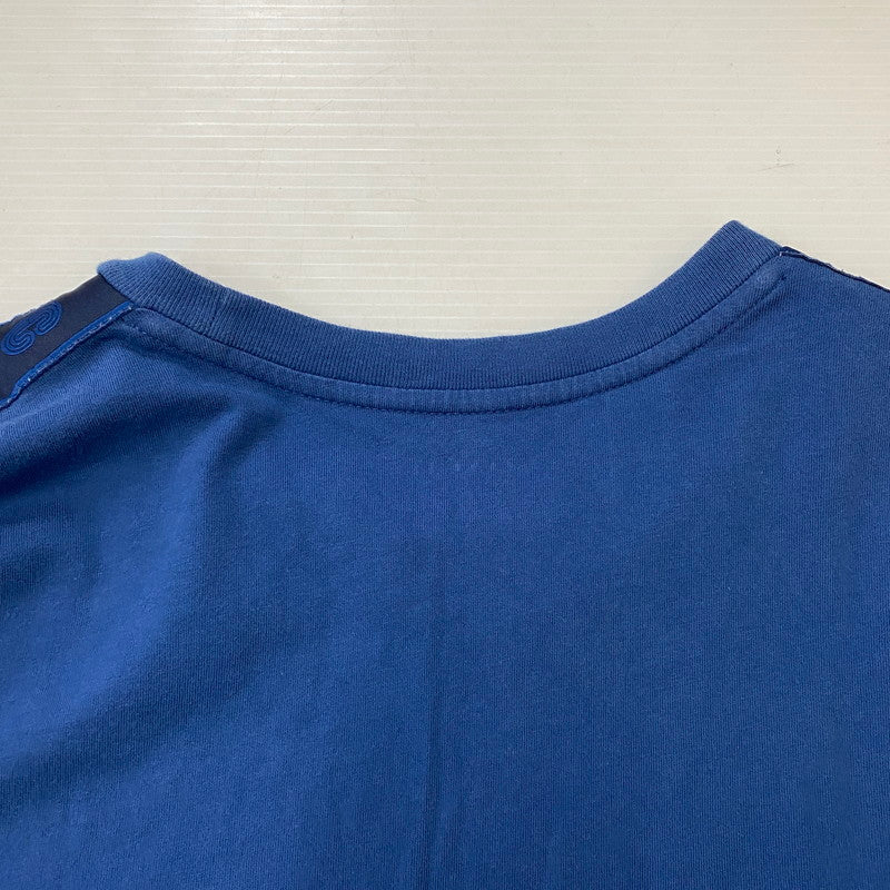 【中古品】【メンズ】 コーチ SIGNATURE TAPE TEE C5234 シグネチャー テープ Tシャツ 半袖 トップス 141-250417-kk-09-tei サイズ:XS カラー:ブルー 万代Net店