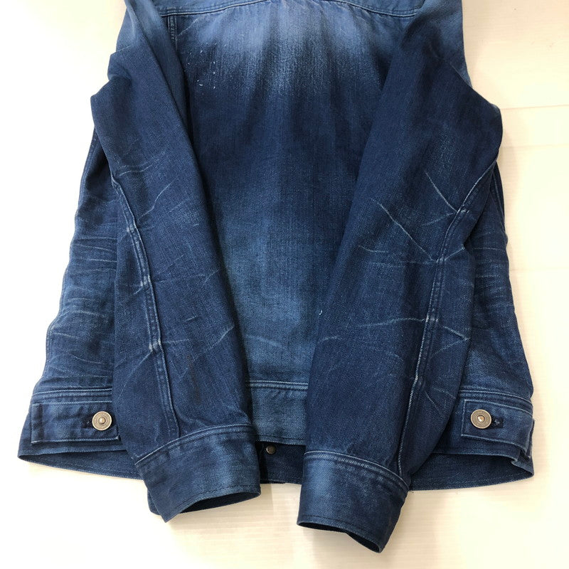 【中古品】【メンズ】 G-STAR RAW ジースターロウ SLIM TAILOR JKT 82611B 5189 71 スリムテーラージャケット ライトアウター デニムジャケット 141-250421-kk-05-tei サイズ:M カラー:インディゴ 万代Net店