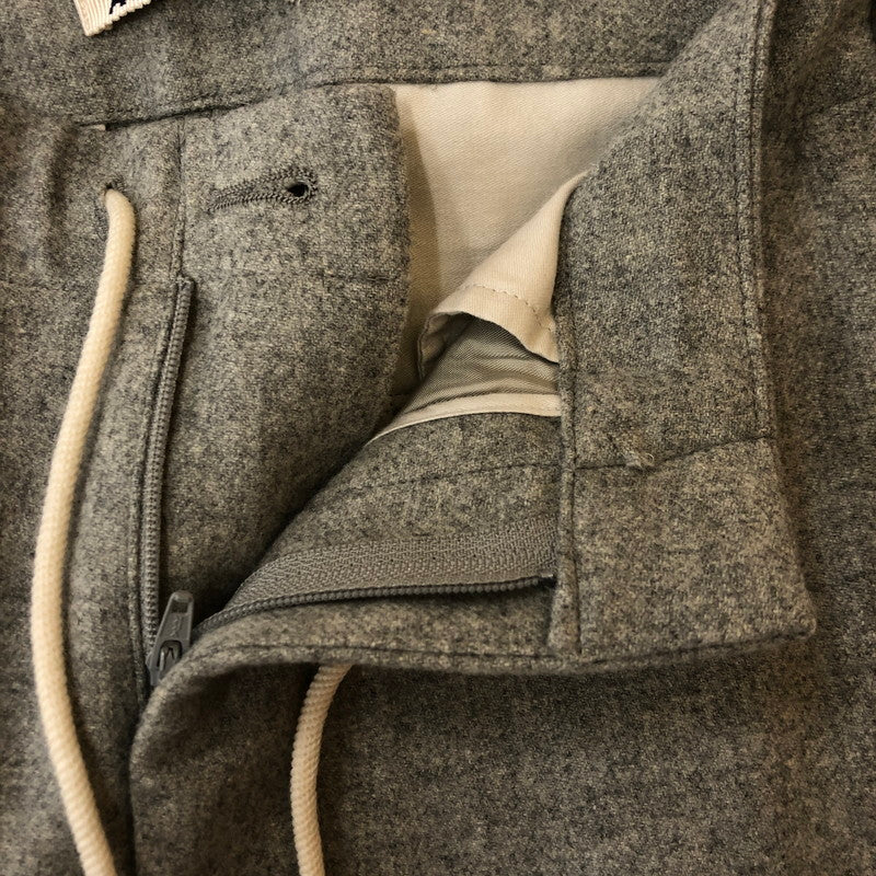 【現状渡し品】【メンズ】 AURLEE オーラリー 16AW SUPER SOFT FLANNEL SLACKS A6AP03SF スーパーソフト フランネルスラックス ボトムス パンツ 151-250321-kk-23-tei サイズ:3 カラー:グレー 万代Net店