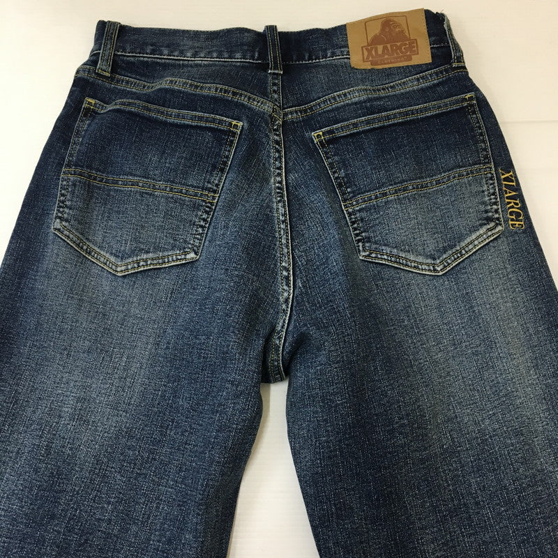 【中古品】【メンズ】 エクストララージ BAGGY STRETCH DENIM PANTS 101251031021 バギーストレッチ デニムパンツ ボトムス 153-250329-kk-22-tei サイズ:30 カラー:インディゴ 万代Net店