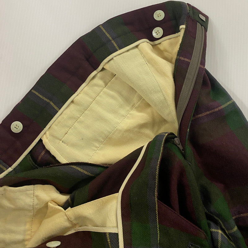 【中古品】【メンズ】 RALPH LAUREN ラルフローレン CHECK PANTS 022-5-PR-RLSA-0011 チェックパンツ ボトムス スラックス サスペンダーボタン付き 158-251217-ts-19-tei サイズ:86 カラー:チェック 万代Net店