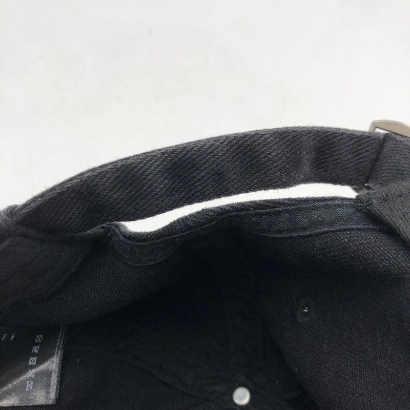 【中古品】【メンズ】 VUJADE ヴジャデ PL DENIM CAP ピーエル デニムキャップ 帽子 185-250711-ks-15-tei サイズ:F カラー:ブラック 万代Net店