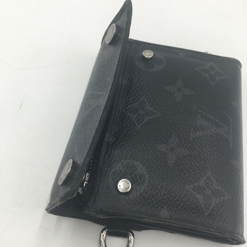 【現状渡し品】【メンズ】 LOUIS VUITTON ルイ・ヴィトン モノグラム エクリプス チェーンコンパクトウォレット M63510 三つ折り財布 レザーウォレット 179-250706-KS-04-tei カラー:モノグラムエクリプス 万代Net店