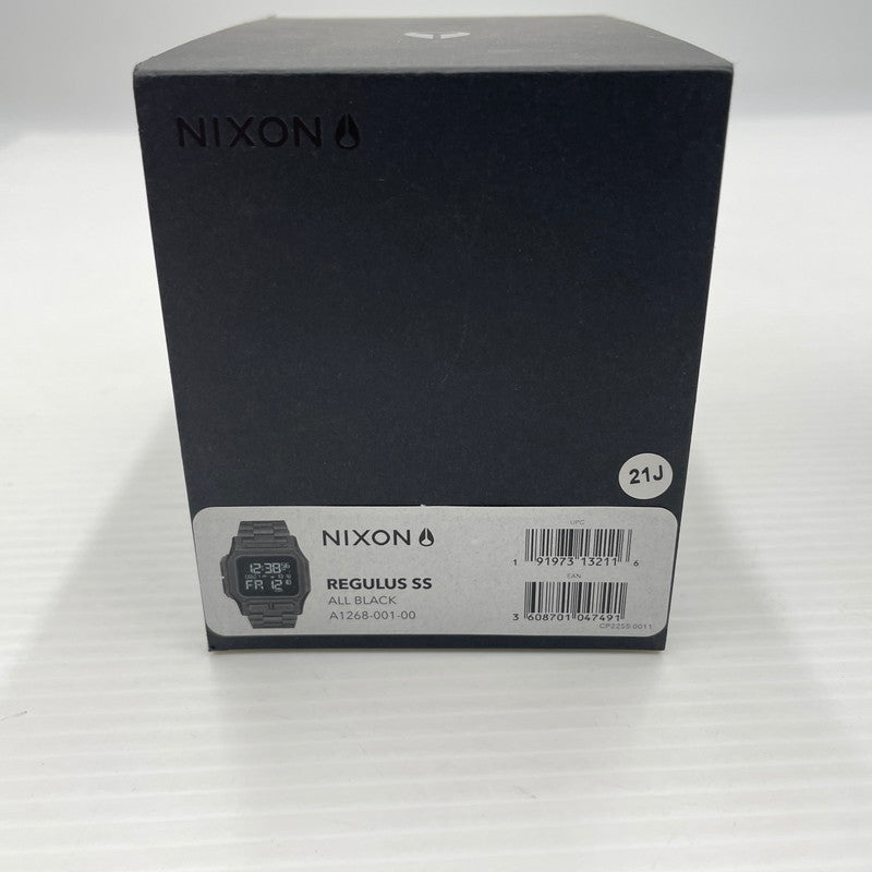 【中古品】【メンズ】 NIXON ニクソン A1268-001 REGULUS SS レグルス デジタル クォーツ ウォッチ 腕時計 メタルベルト 197-260826-ko-04-teih カラー:ブラック 万代Net店