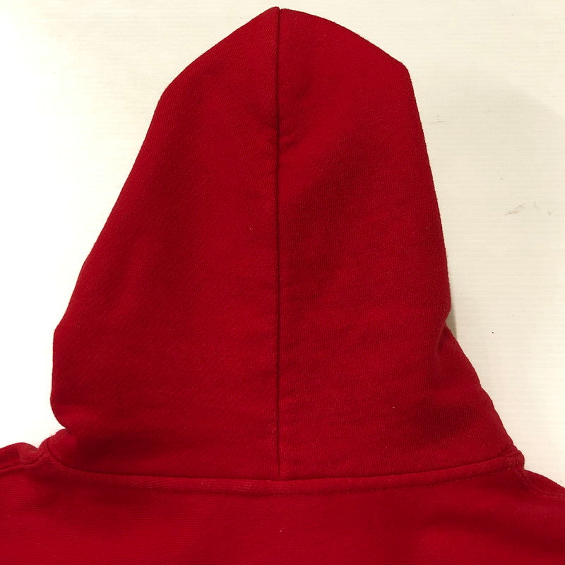 【中古品】【メンズ】 チャンピオン × T.W.I.S.C ザ ウルフ イン シープス クロージング コラボ 18AW REVERSE WEAVE PULLOVER HOODIE S101 リバースウィーブ 140-250501-kk-03-tei サイズ:XL カラー:RED 万代Net店