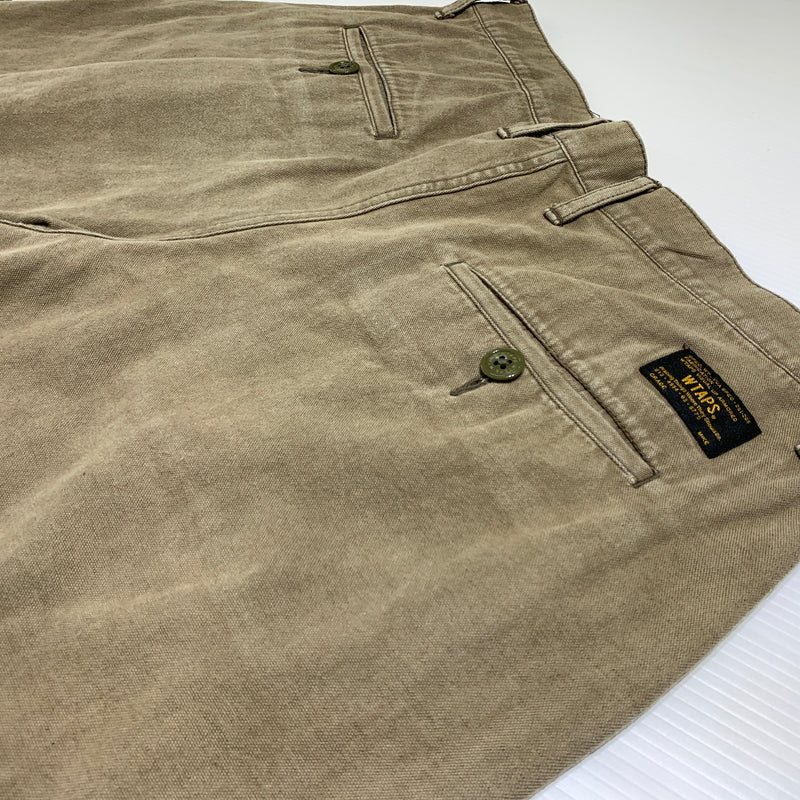 【中古品】【メンズ】 WTAPS ダブルタップス SHORT PANTS 151LTDT-PTM07 ショートパンツ ボトムス ハーフパンツ サファリ ショーツ 153-260720-ko-13-tei サイズ:M カラー:ベージュ 万代Net店