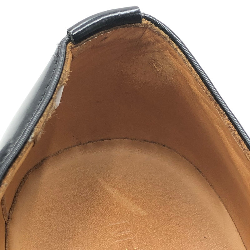 【中古品】【メンズ】 NERD MIND ナードマインド UNO GLASS LEATHER SHOES ウノ ガラスレザーシューズ 革靴 ビジネスシューズ 164-250625-KS-12-tei サイズ:42(26cm) カラー:BLACK 万代Net店